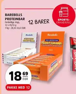 Scandinavian Park BAREBELLS PROTEINBAR, EUR 18.69 tilbud