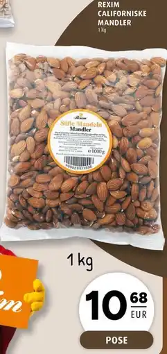 Scandinavian Park REXIM CALIFORNISKE MANDLER, EUR 10.68 tilbud