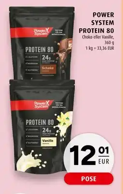Scandinavian Park POWER SYSTEM PROTEIN 80, EUR 12.01 tilbud