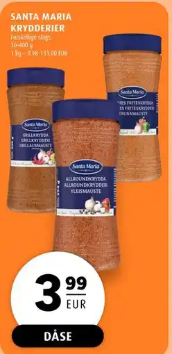 Scandinavian Park SANTA MARIA KRYDDERIER, EUR 3.99 tilbud