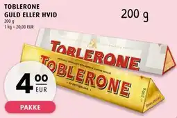 Scandinavian Park TOBLERONE GULD ELLER HVID, EUR 4 tilbud