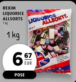 Scandinavian Park REXIM LIQUORICE ALLSORTS, EUR 6.67 tilbud