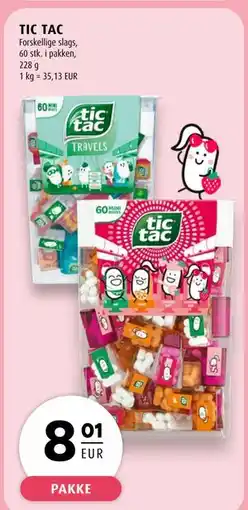 Scandinavian Park TIC TAC, EUR 8.01 tilbud