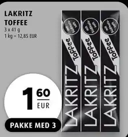 Scandinavian Park LAKRITZ TOFFEE, EUR 1.6 tilbud