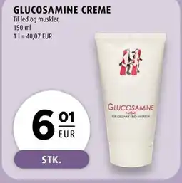 Scandinavian Park GLUCOSAMINE CREME, EUR 6.01 tilbud