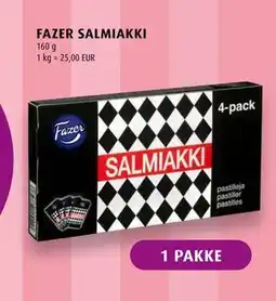 Scandinavian Park FAZER SALMIAKKI, EUR 4 tilbud