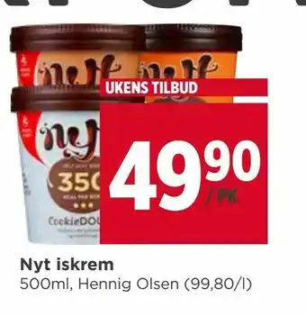 Meny Nyt iskrem tilbud