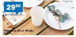 Biltema Pappkrus 25 cl, 40-pk tilbud