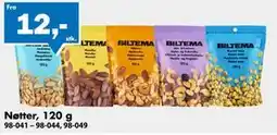 Biltema Nøtter, 120 g tilbud