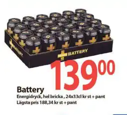 MaxiMat Charlottenberg ENERGIDRYCK Battery tilbud