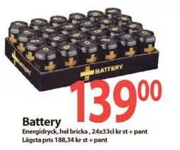 MaxiMat Charlottenberg ENERGIDRYCK Battery tilbud