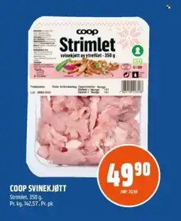Coop Obs COOP Svinekjøtt tilbud