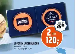 Coop Obs LOFOTEN Lakseburger tilbud