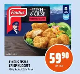 Coop Obs FINDUS Fish & crisp nuggets tilbud