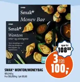 Coop Obs Smak* wonton/moneybag tilbud