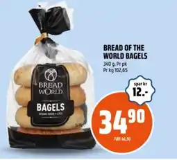 Coop Obs BREAD OF THE WORLD Bagels tilbud
