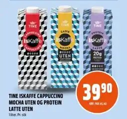 Coop Obs TINE Iskaffe cappuccino mocha uten og protein latte uten tilbud