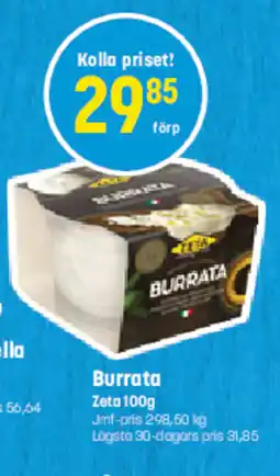 Eurocash ZETA Burrata tilbud
