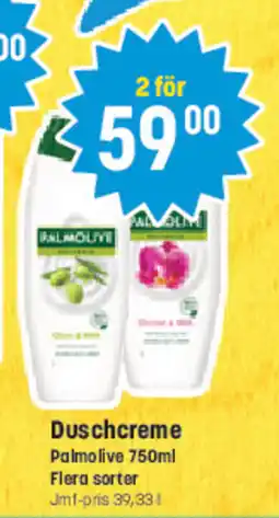 Eurocash PALMOLIVE Duschcreme tilbud