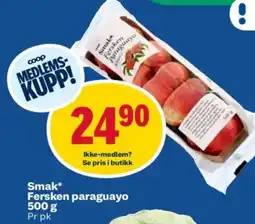 Coop Obs Smak Fersken Paraguayo tilbud