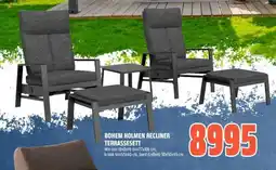 Coop Obs Bohem Holmen recliner terrassesett tilbud