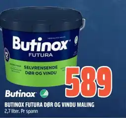 Coop Obs Butinox Futura dør og vindu maling tilbud