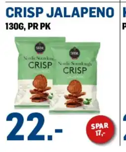 Price Lagerbutikk Crisp jalapeno kokosvann tilbud