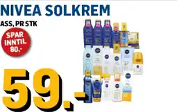 Price Lagerbutikk Nivea solkrem tilbud