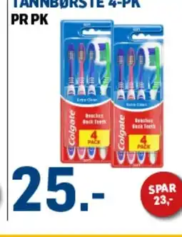 Price Lagerbutikk Tannbørste 4-pk tilbud