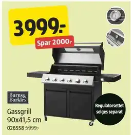 Jula Gassgrill 90x41,5 cm tilbud