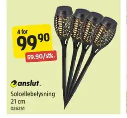 Jula Solcellebelysning 21 cm tilbud