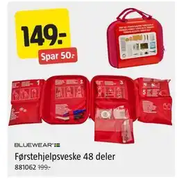 Jula Førstehjelpsveske 48 deler tilbud