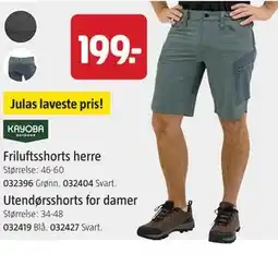 Jula Friluftsshorts herre tilbud