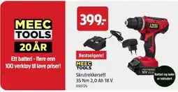 Jula Skrutrekkersett 35 Nm 2,0 Ah 18 V tilbud