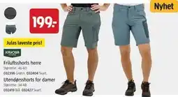 Jula Utendørsshorts for damer tilbud