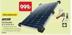 Jula Solcellepakke 12 V 110 W 10 A tilbud