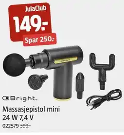 Jula Massasjepistol mini 24 W 7,4 V, Medlemspris tilbud