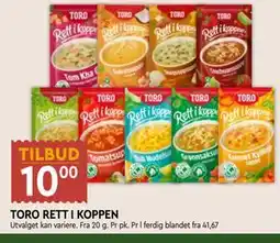 Coop Mega TORO RETT I KOPPEN tilbud