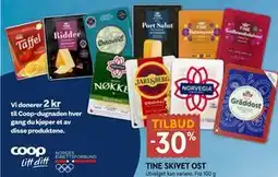Coop Mega TINE SKIVET OST tilbud