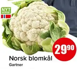 Spar Norsk blomkål tilbud