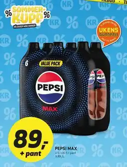 Bunnpris PEPSI MAX tilbud