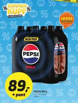 Bunnpris PEPSI MAX tilbud