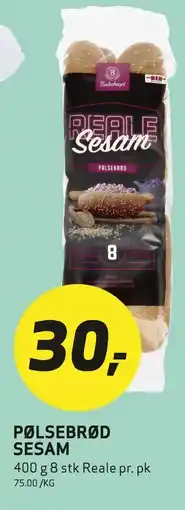 Bunnpris PØLSEBRØD SESAM tilbud