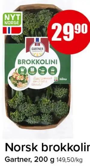 Spar Norsk brokkolini tilbud