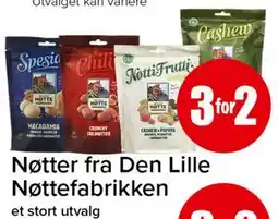 Spar Nøtter fra Den Lille Nøttefabrikken tilbud