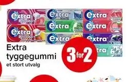 Spar Extra tyggegummi tilbud