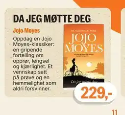 Ark Bokhandel DA JEG MØTTE DEG tilbud