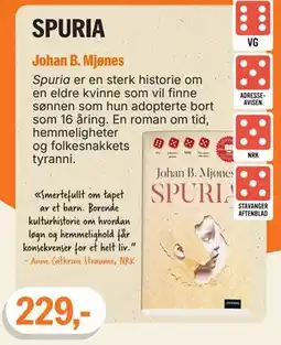 Ark Bokhandel SPURIA tilbud