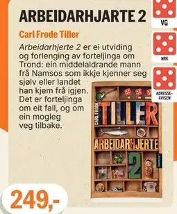 Ark Bokhandel ARBEIDARHJARTE 2 tilbud
