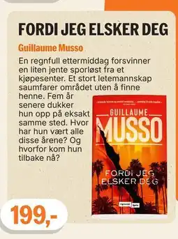 Ark Bokhandel FORDI JEG ELSKER DEG tilbud